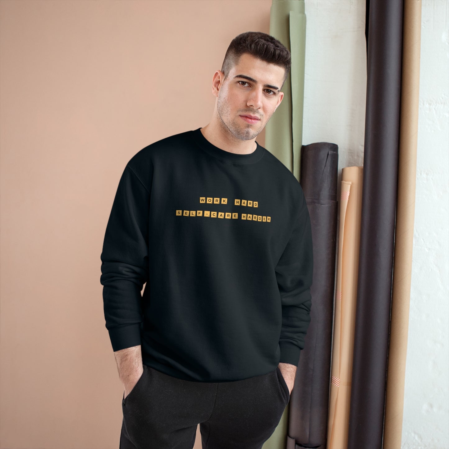 Work hard Scrabble Crewneck Sweatshirt