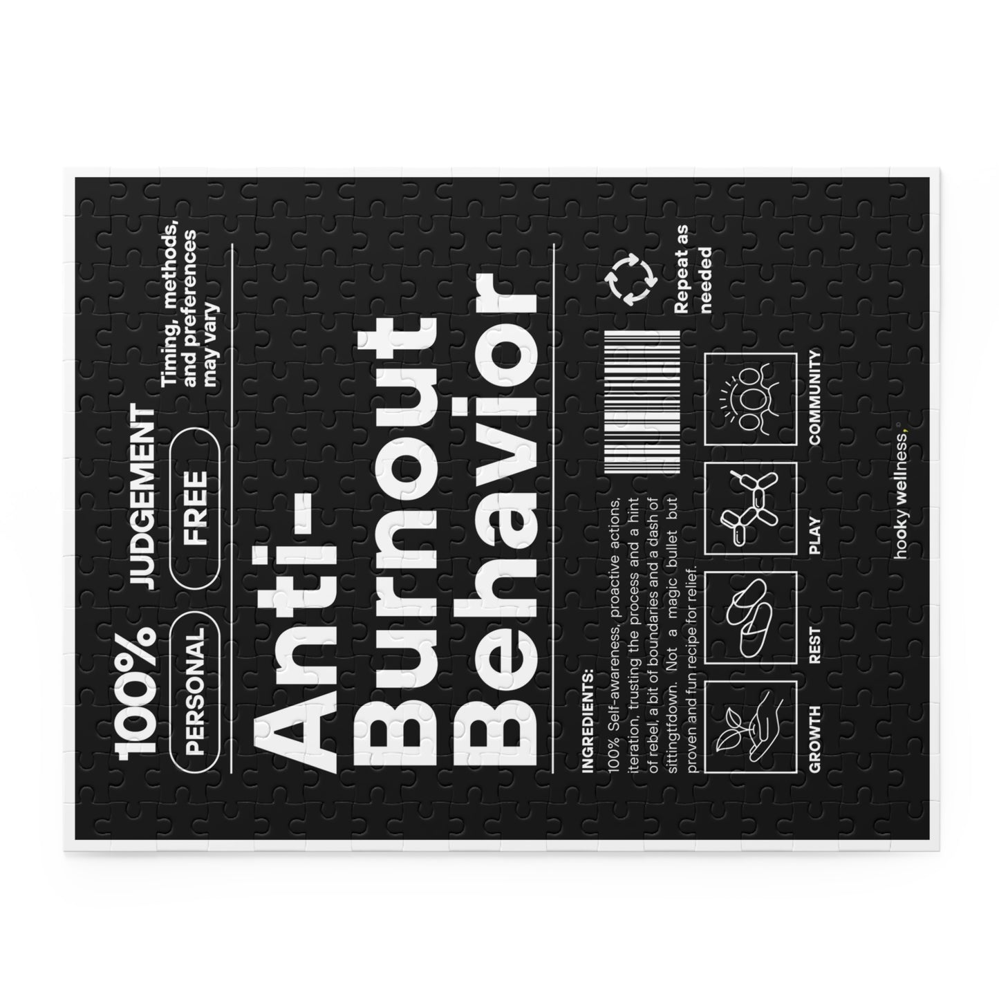 Anti-Burnout Behavior Puzzle (252-Piece)