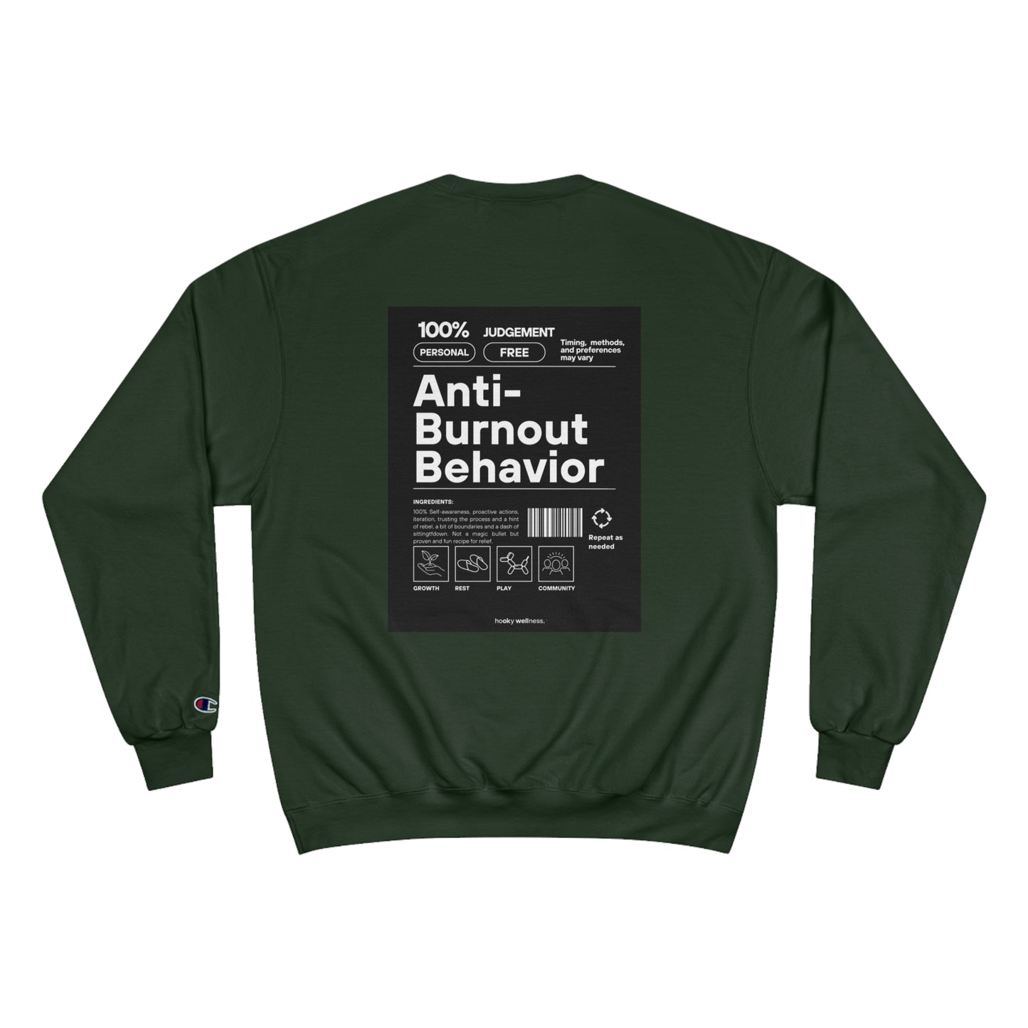 Anti-Burnout Behavior Crewneck Sweatshirt