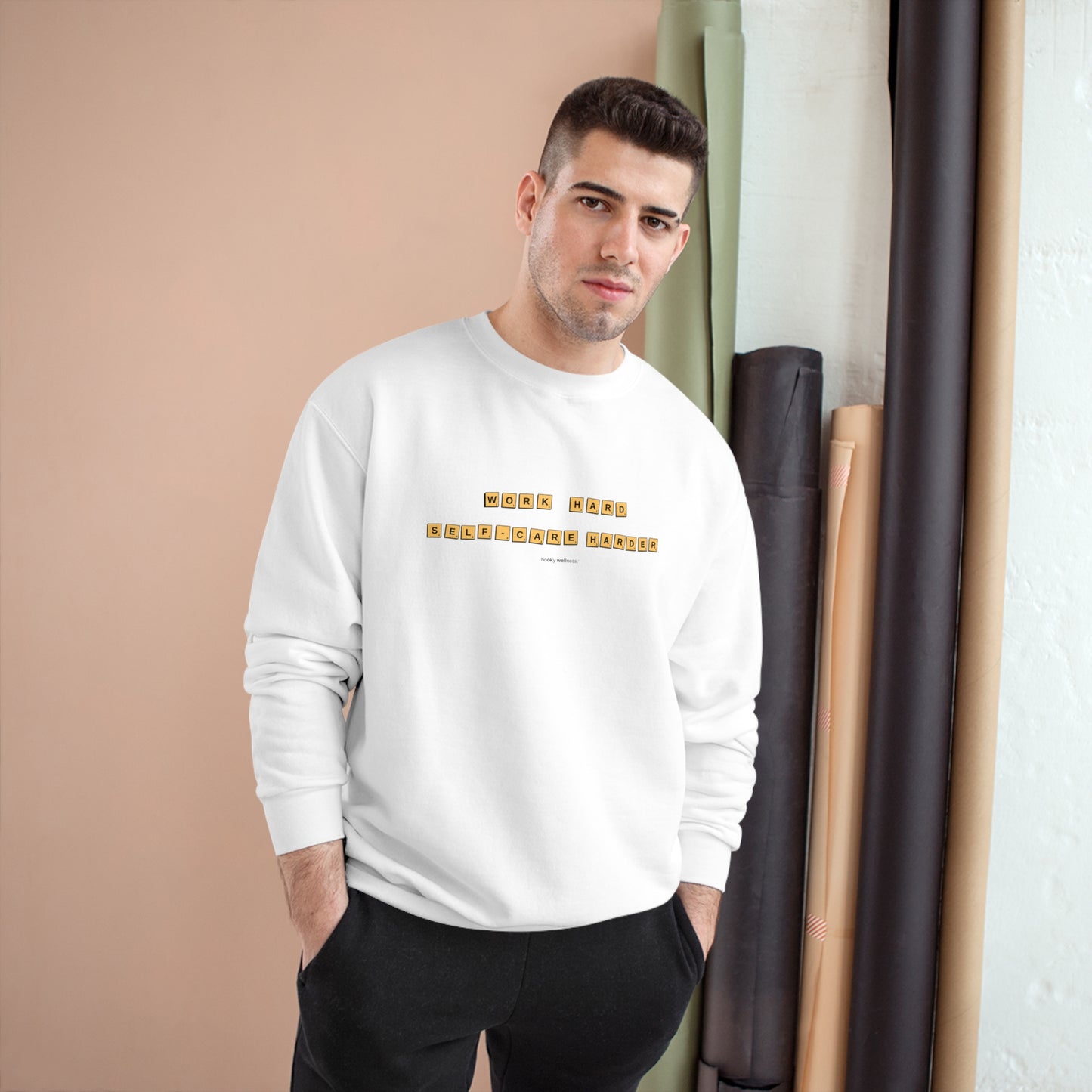 Work hard Scrabble Crewneck Sweatshirt