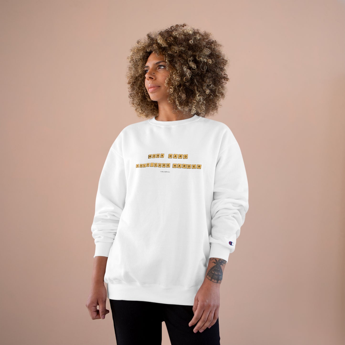 Work hard Scrabble Crewneck Sweatshirt