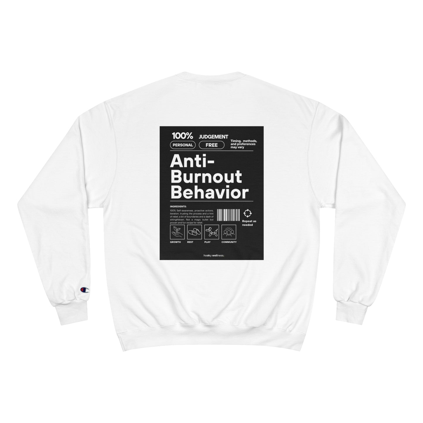 Anti-Burnout Behavior Crewneck Sweatshirt