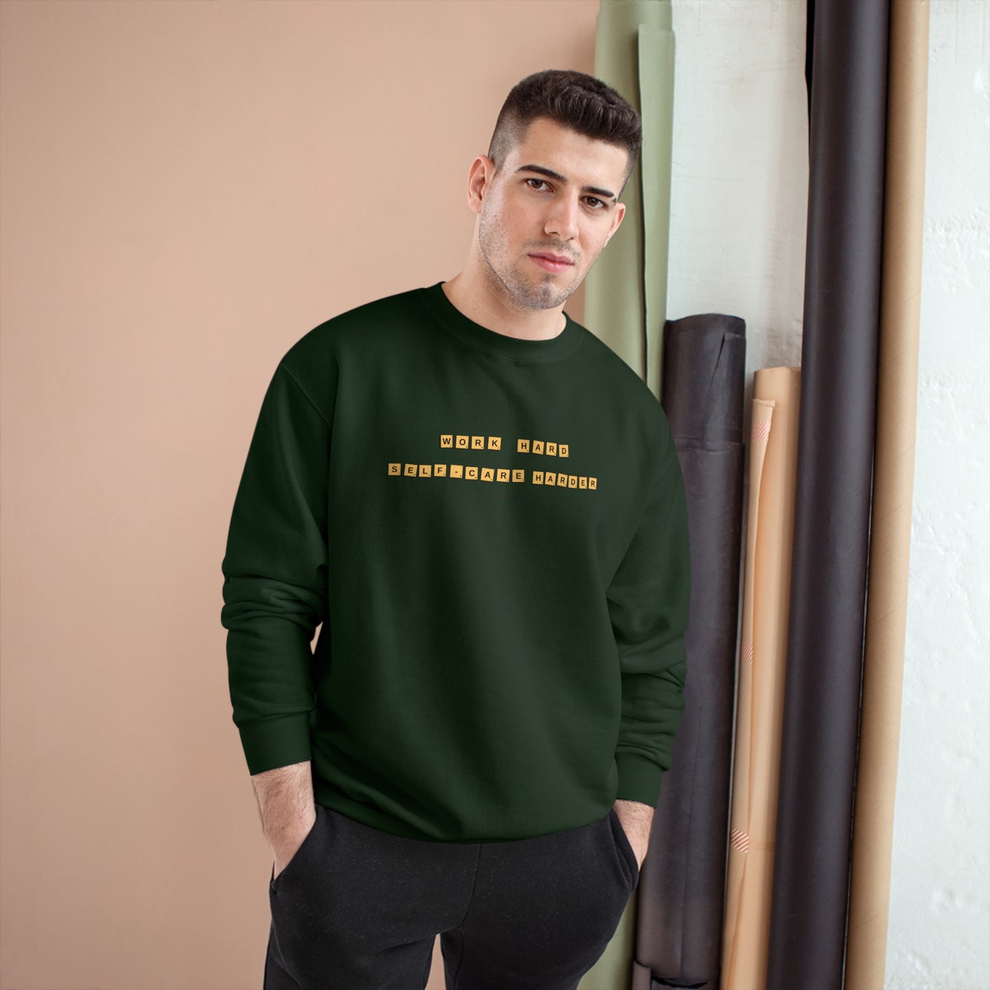 Work hard Scrabble Crewneck Sweatshirt