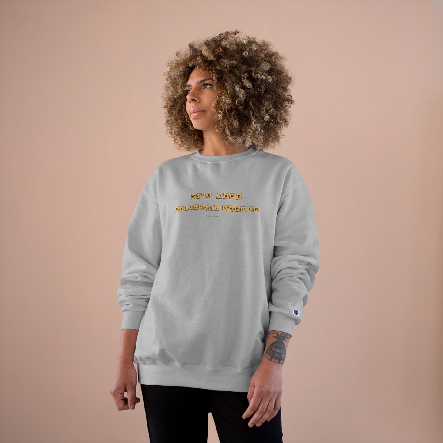 Work hard Scrabble Crewneck Sweatshirt