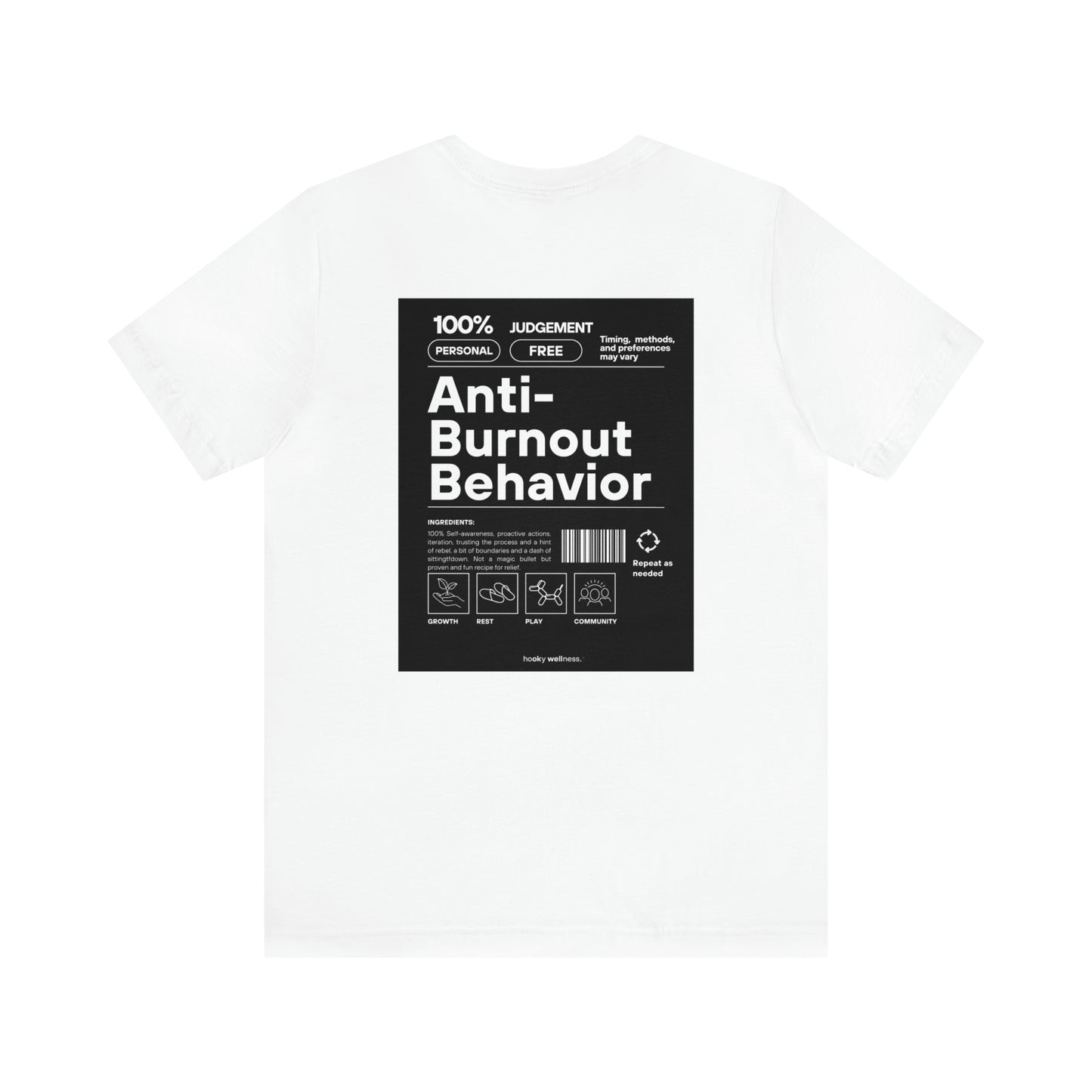 Anti-Burnout Behavior Crewneck T-shirt